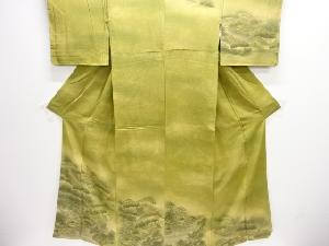 川辺風景模様訪問着